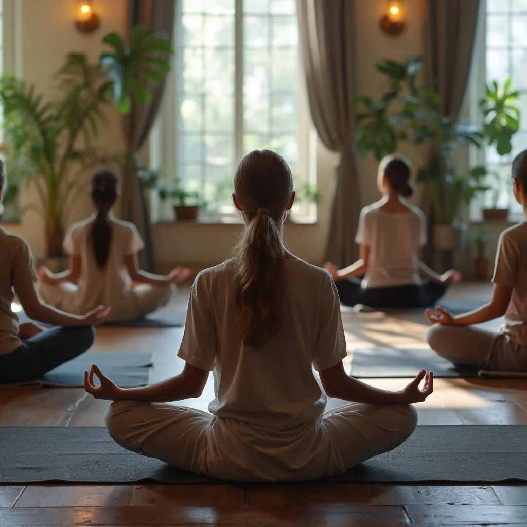 Méditation guidée en groupe